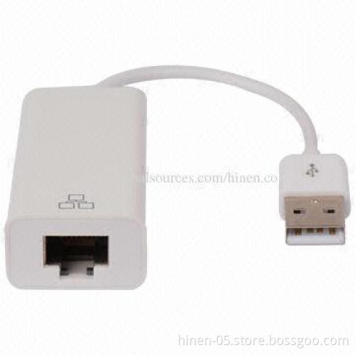 USB2.0 to Ethernet Adapter, Supports USB specification 1.0, 1.1 and 2.0